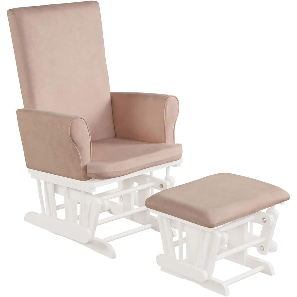 Baby Nursery Ottoman - Juego de sillón mecedora y otomana