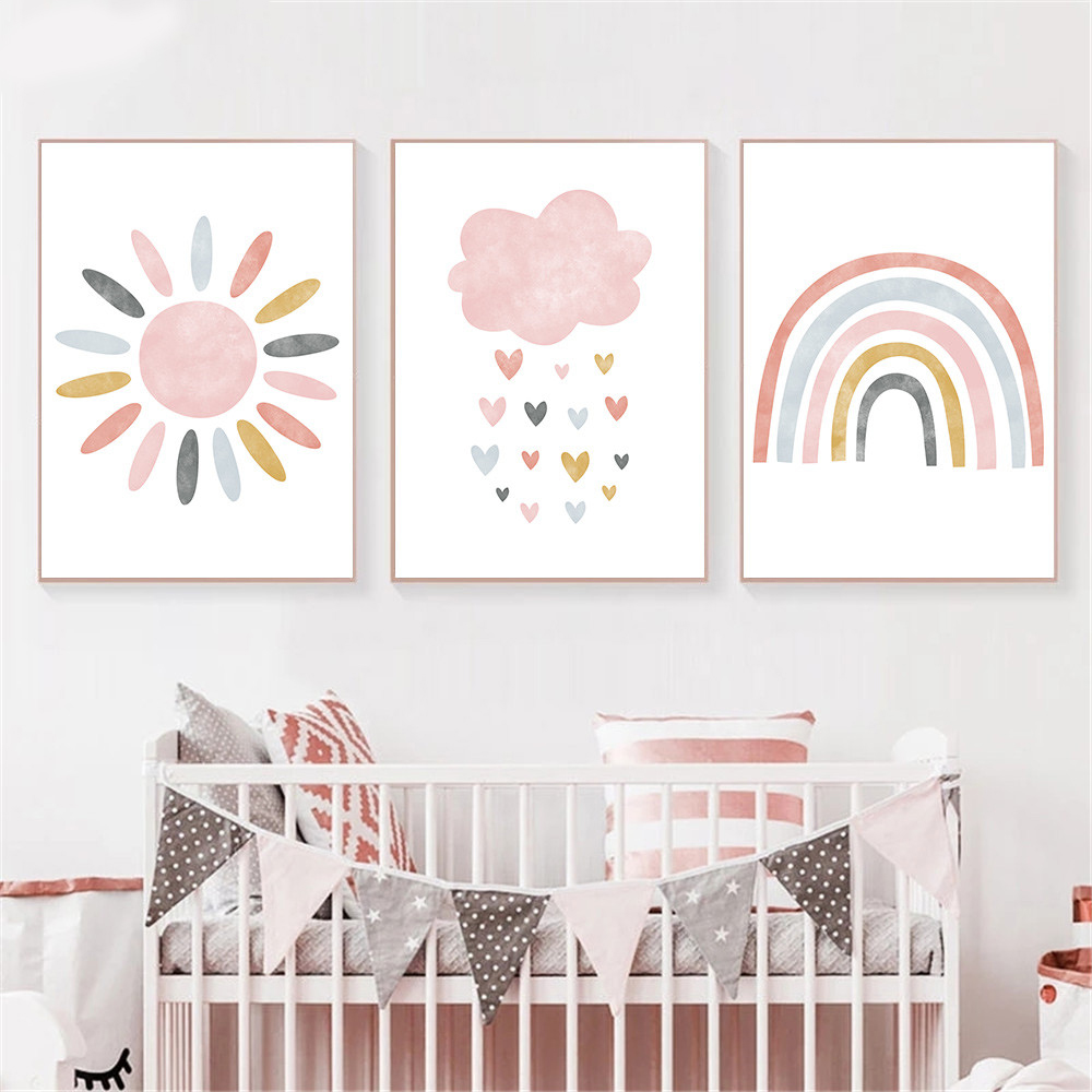 Baby Nursery Picture Frames - (Sin marco) Impresión en lienzo para