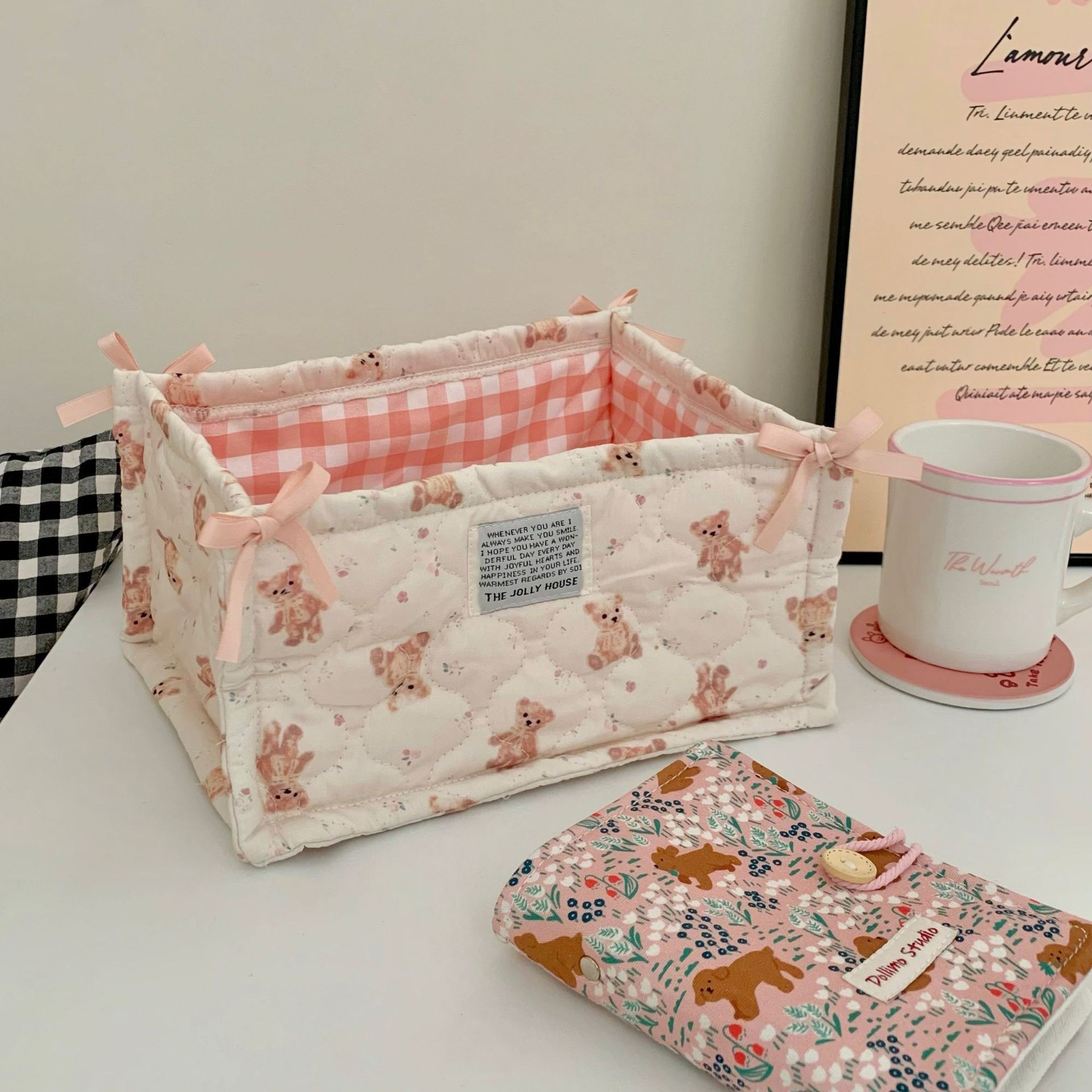 Storage Basket Fabric - Cesta de Almacenamiento de Pañales para