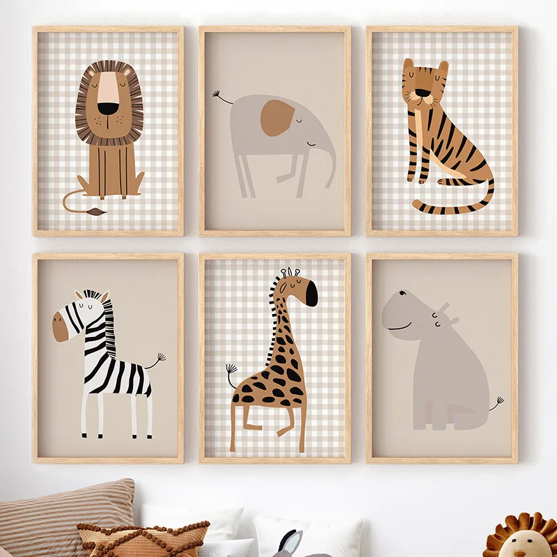 Baby Nursery Picture Frames - (Sin marco) Lienzo decorativo con diseño