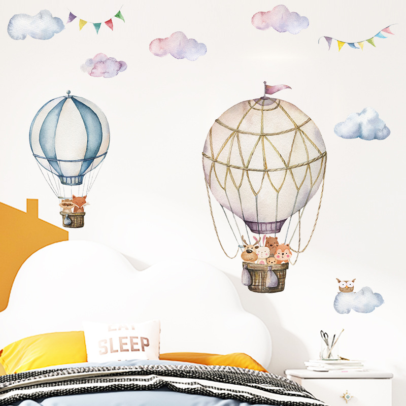 Baby Nursery Mural Wallpaper - Pegatinas de pared con globos de