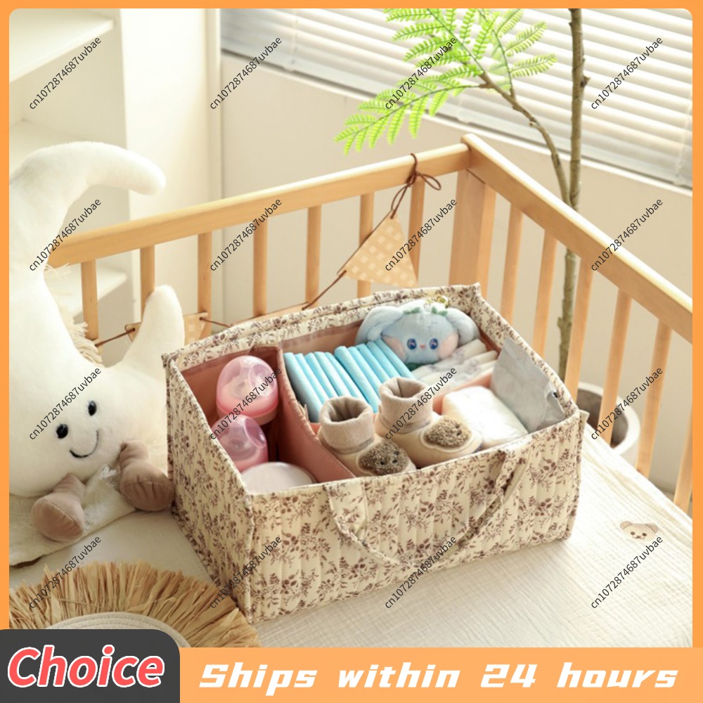 Baby Nursery Must Haves - Cesta de Almacenamiento Floral para Guardería