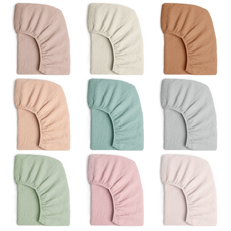 Baby Nursery Bed - Sábana bajera de algodón suave y