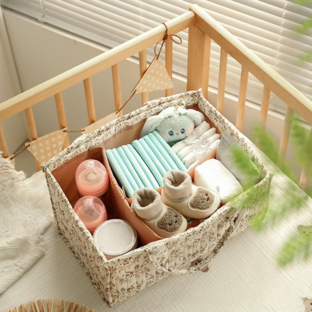 Baby Nursery Must Haves - Organizador de Pañales Floral con Divisor
