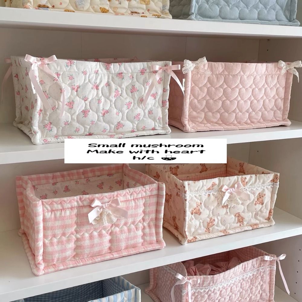 Storage Basket Fabric - Cesta de Almacenamiento de Escritorio con