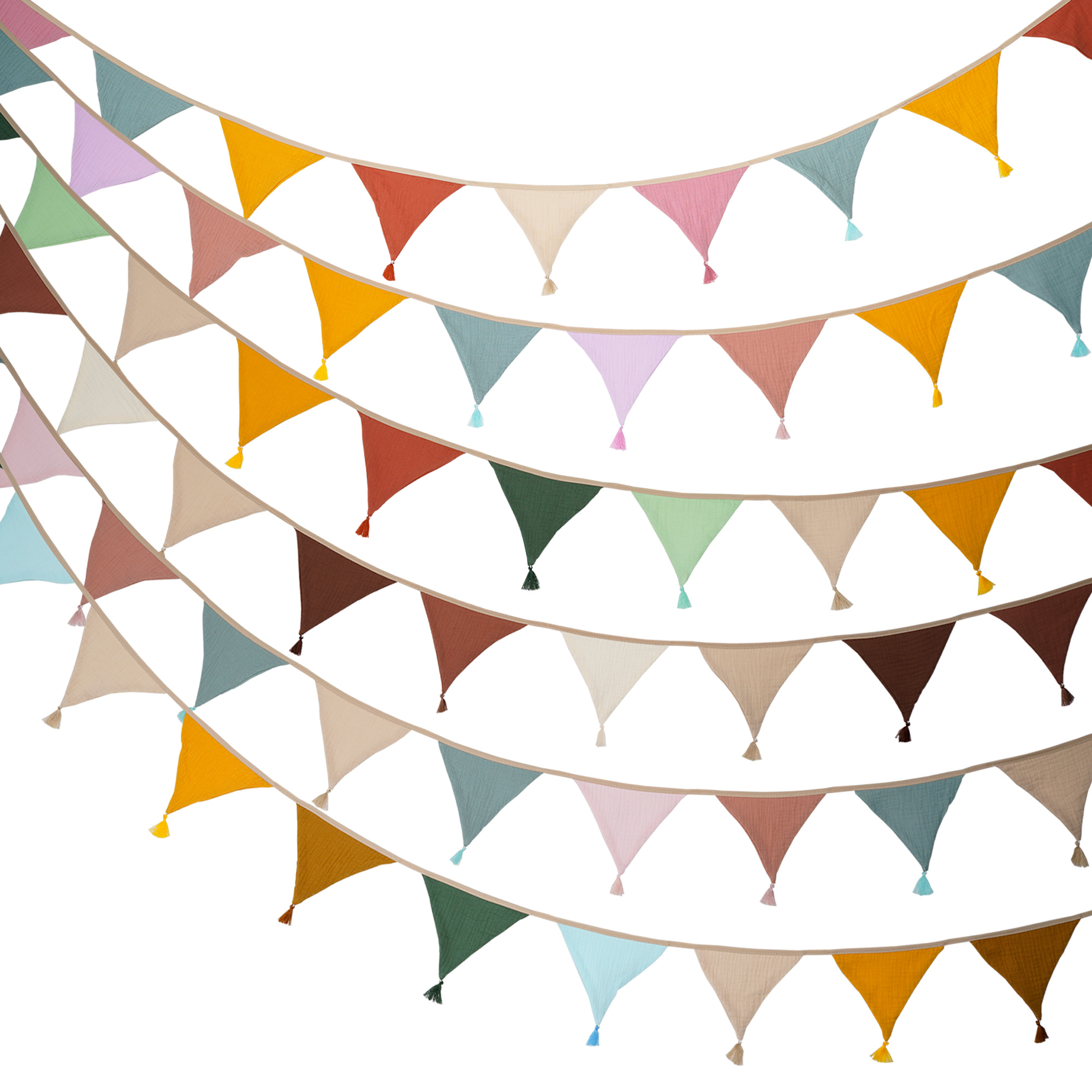 Baby Nursery Garland - Guirnalda de tela para guardería de