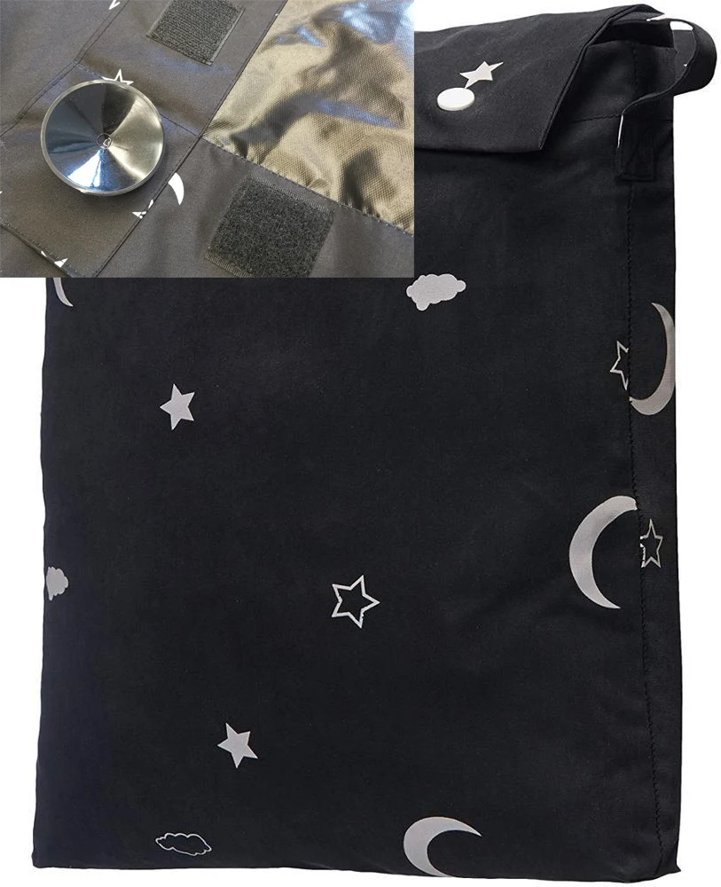 Baby Nursery Light Shade - Cortina opaca para ventana portátil hecha