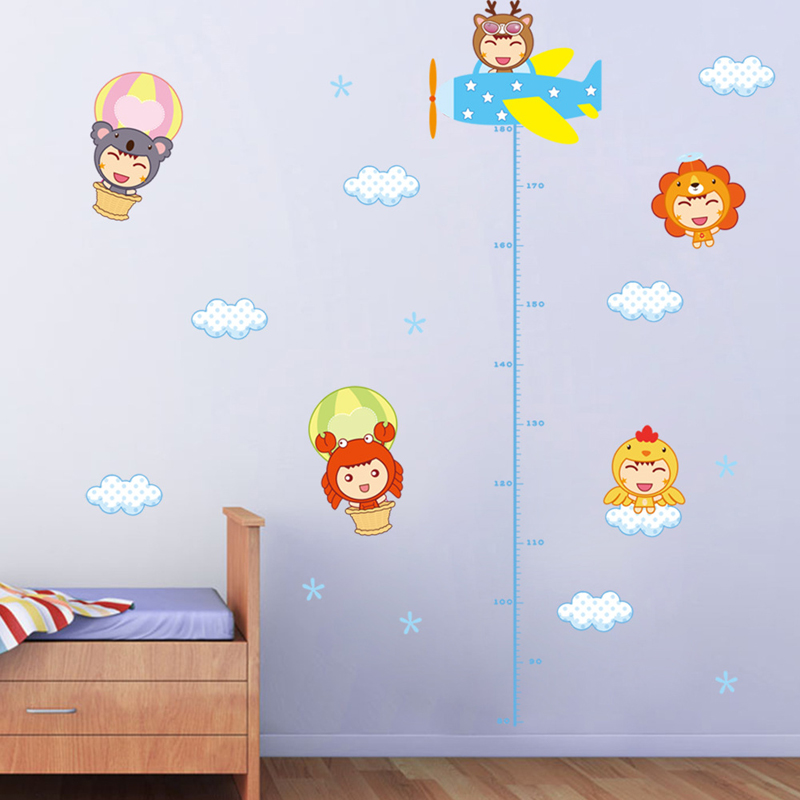Baby Nursery Mural Wallpaper - Pegatina de pared de altura de
