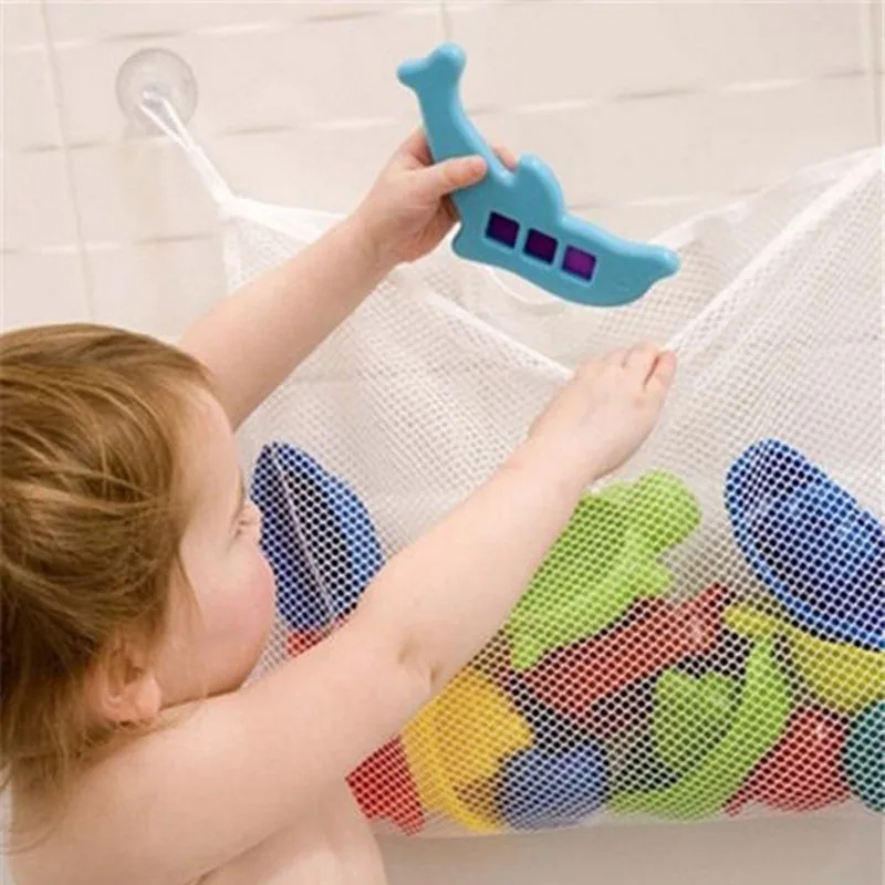 Storage Basket Fabric - Bolsa de baño de malla para