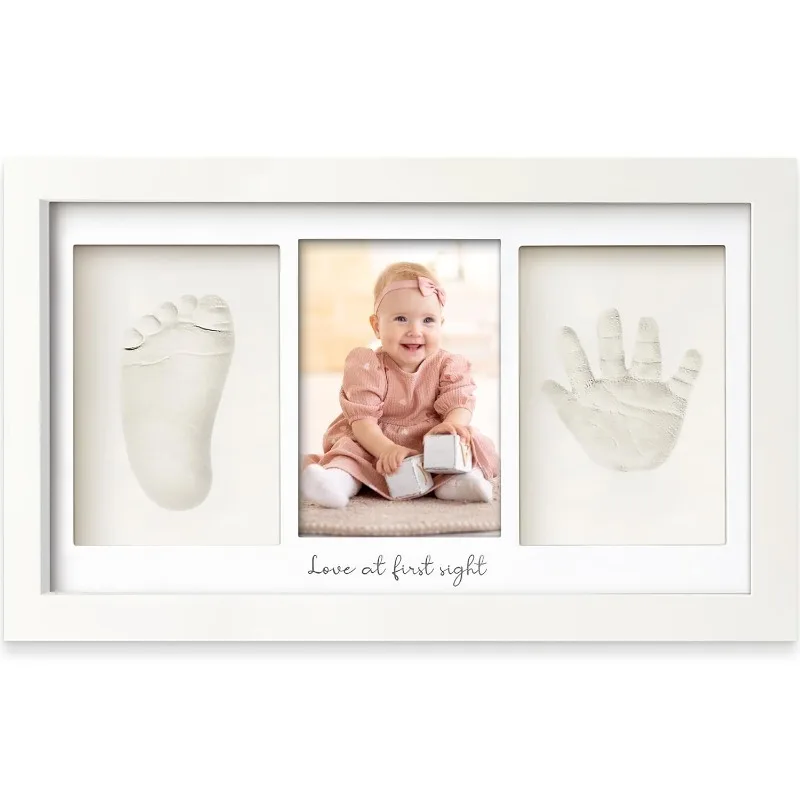 Baby Nursery Picture Frames - Kit de arcilla con huella de