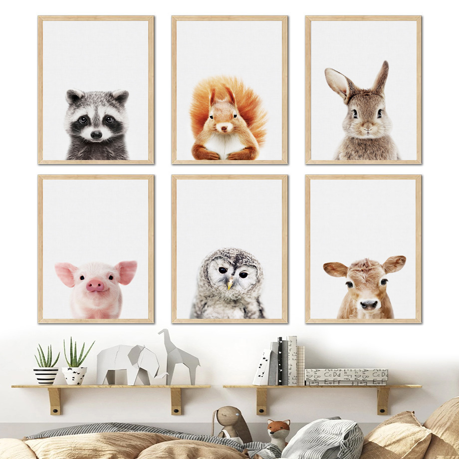 Baby Nursery Picture Frames - Sin marco, Cuadros de pared para