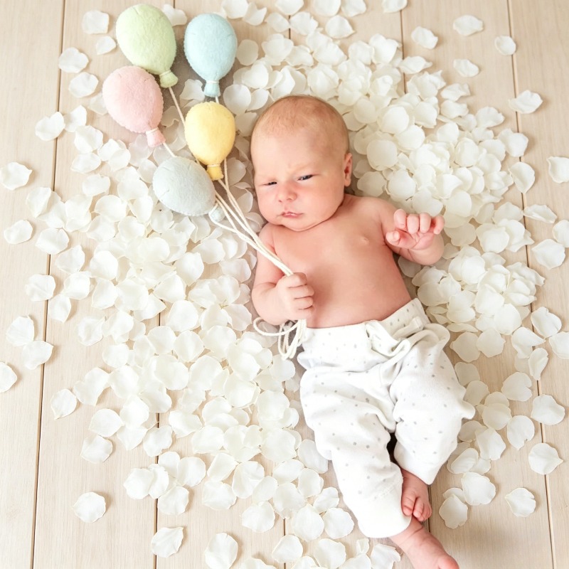 Baby Nursery Set - Juego de 8 Nubes de Fieltro