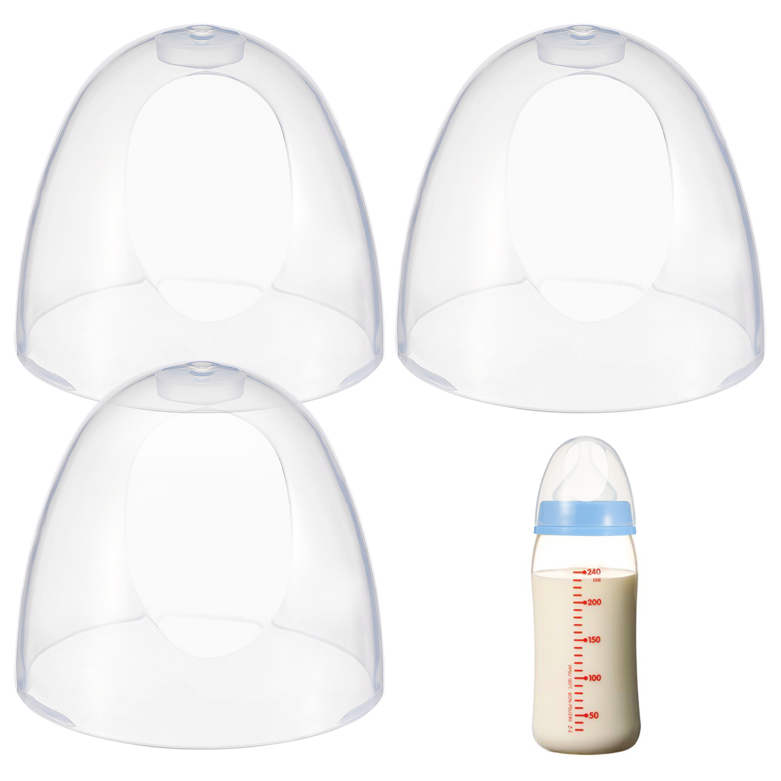 Nursing Cover Breastfeeding - Tapas de Repuesto de Plástico para