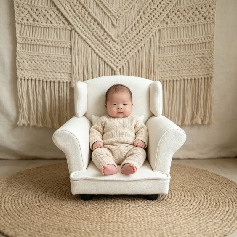 Baby Nursery Bed - Sofá-cama para sesiones de fotos de
