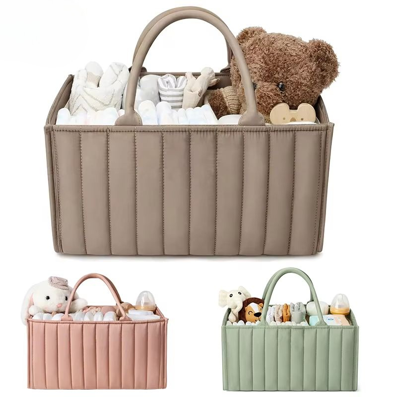 Baby Nursery Essentials - Cesta Organizadora de Pañales para Bebé,