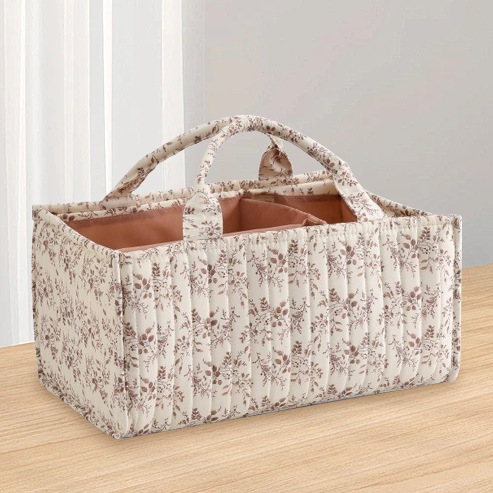 Baby Nursery Essentials - Organizador de Pañales con Diseño Floral