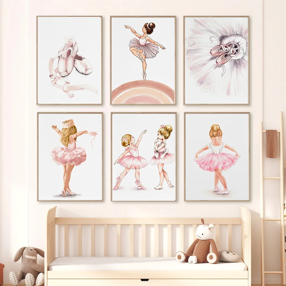 Baby Nursery Picture Frames - (Sin marco) Póster artístico de acuarela