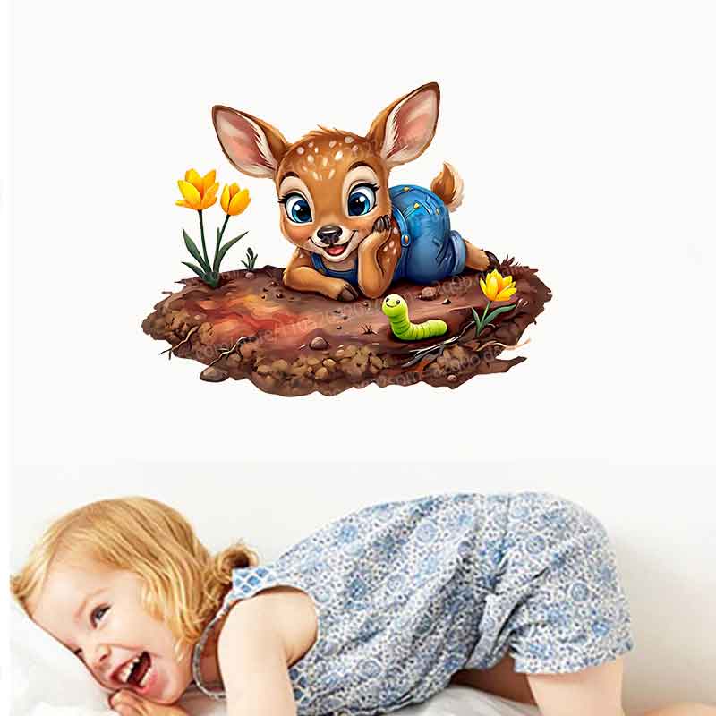 Pegatinas murales de bebé en e - Baby Nursery Mural Wallpaper reseña y precio