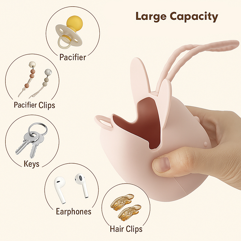 1 funda porta chupete de silic - Pacifier Sterilizer Case reseña y precio