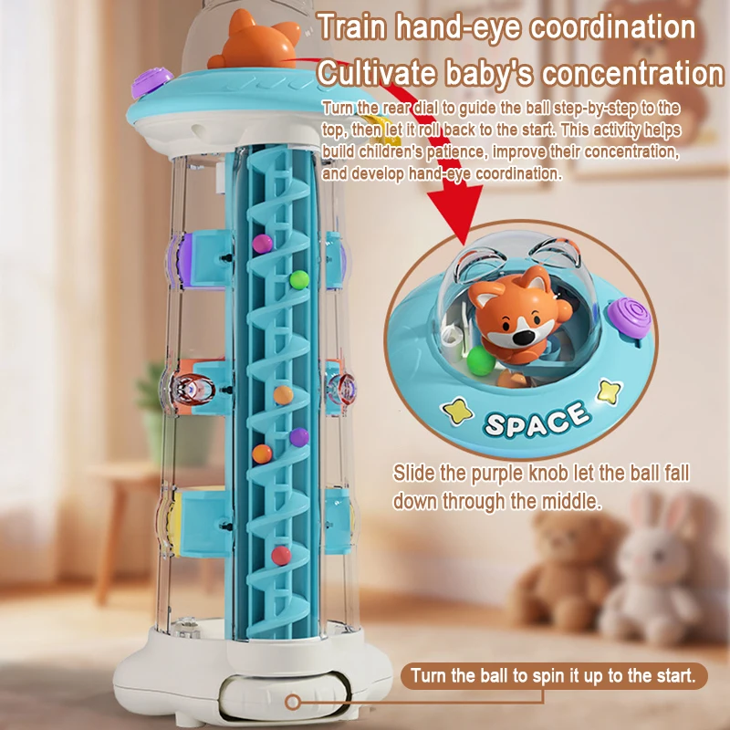 Juguete Montessori de Torre de - Baby Nursery Table reseña y precio