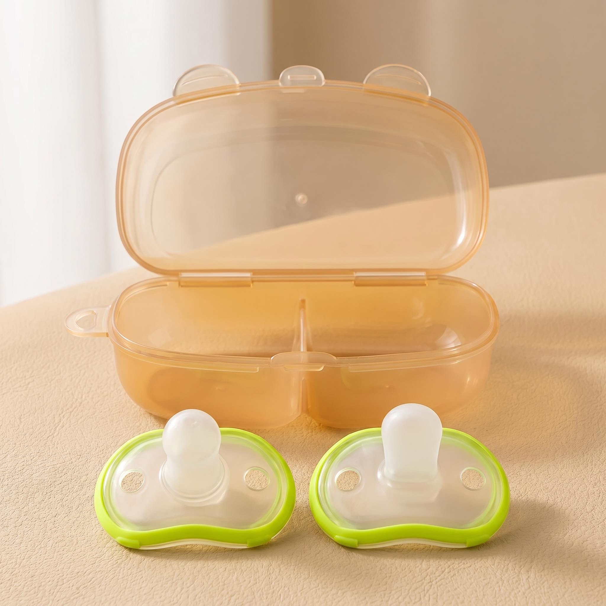 2 Chupetes de Silicona para Be - Pacifier Sterilizer Case reseña y precio