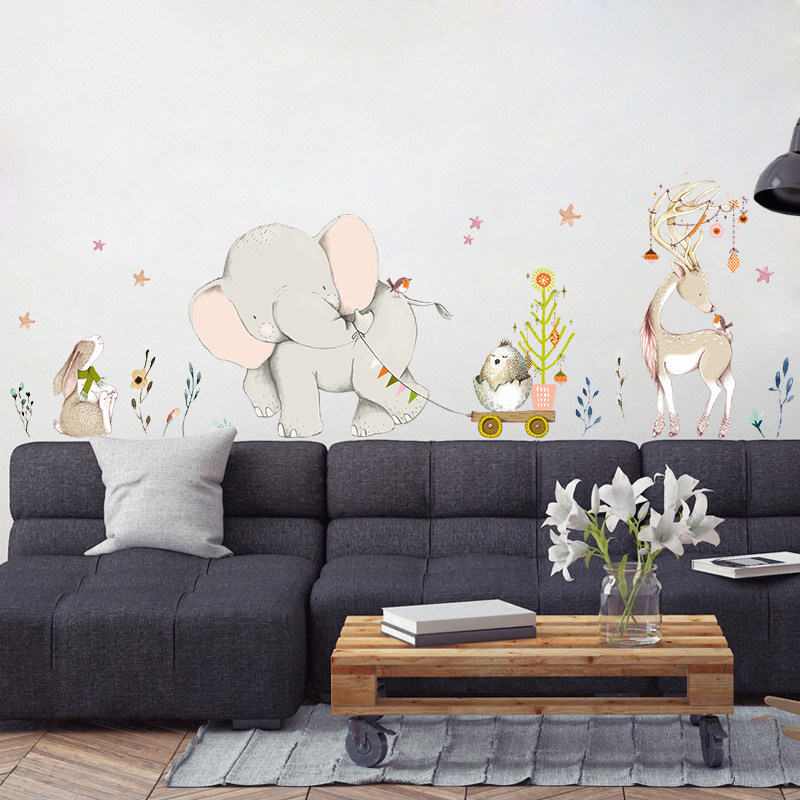 Pegatinas de pared de conejito - Baby Nursery Mural Wallpaper reseña y precio