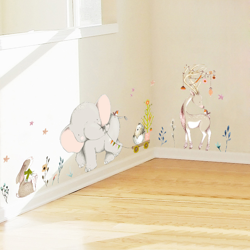 Pegatinas de pared de conejito - Baby Nursery Mural Wallpaper reseña y precio