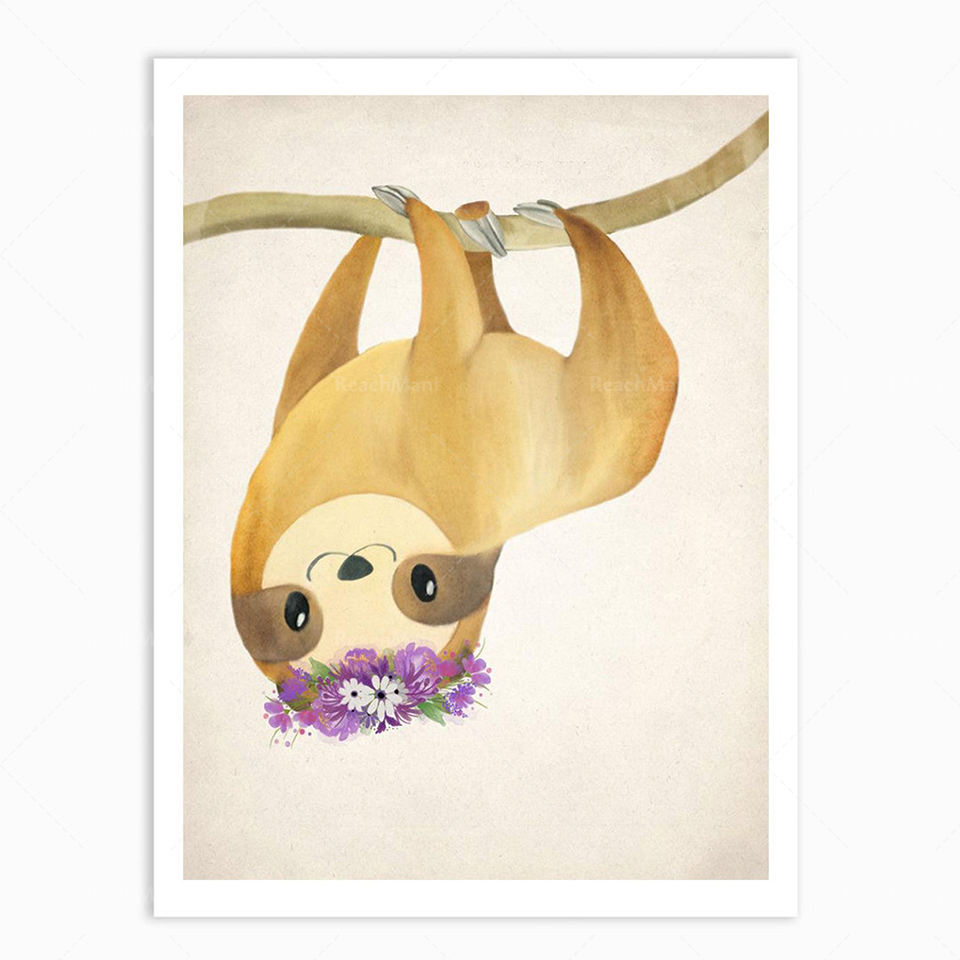 Un juego de 2 impresiones pere - Baby Nursery Animal Pictures reseña y precio