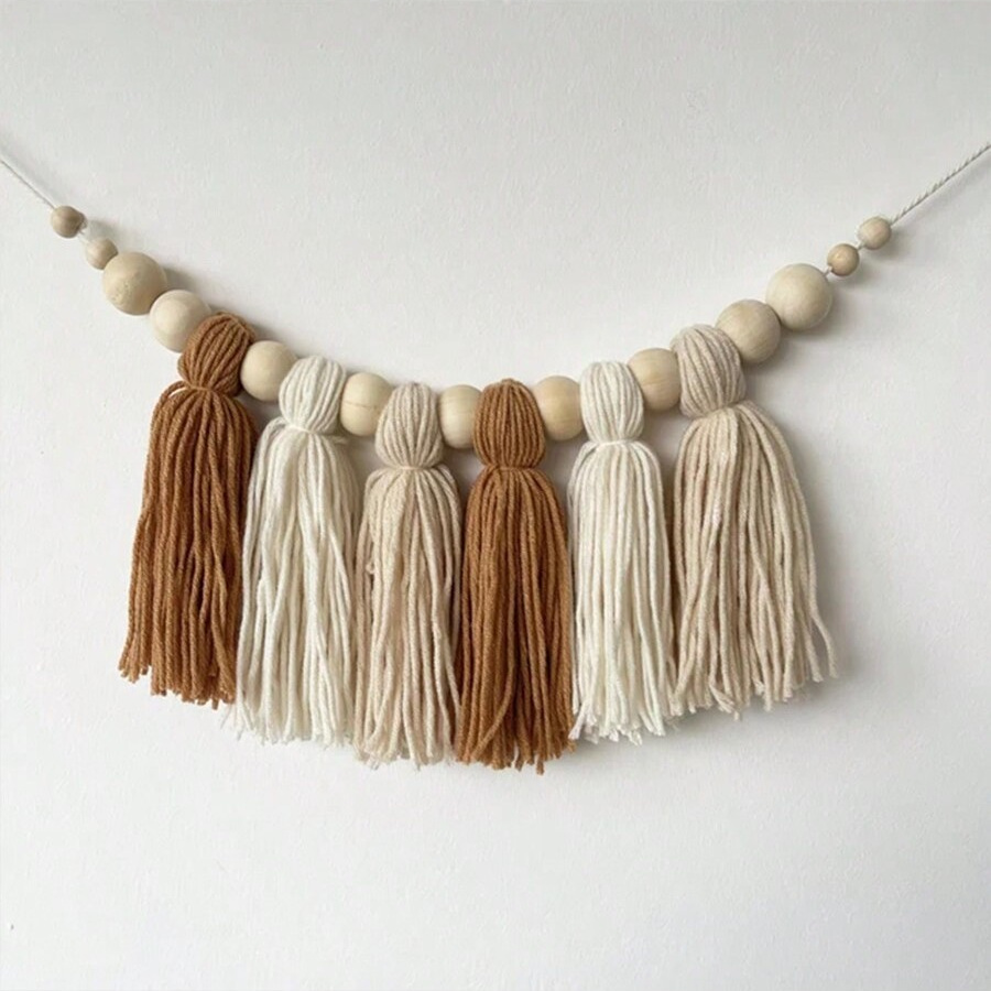 Guirnalda de borlas de algodón - Baby Nursery Garland reseña y precio