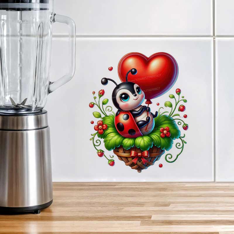 Pegatina de pared de mariquita - Baby Nursery Mural Wallpaper reseña y precio