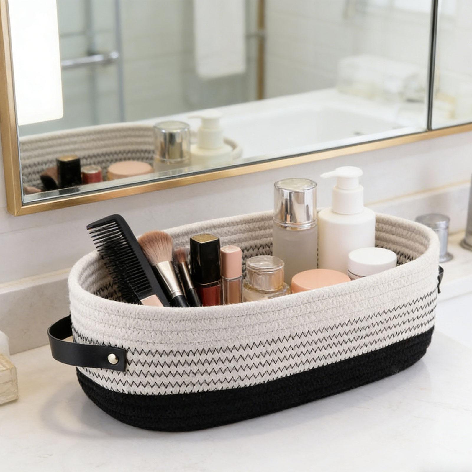 Cesta pequeña y bonita para ar - Storage Basket Fabric reseña y precio