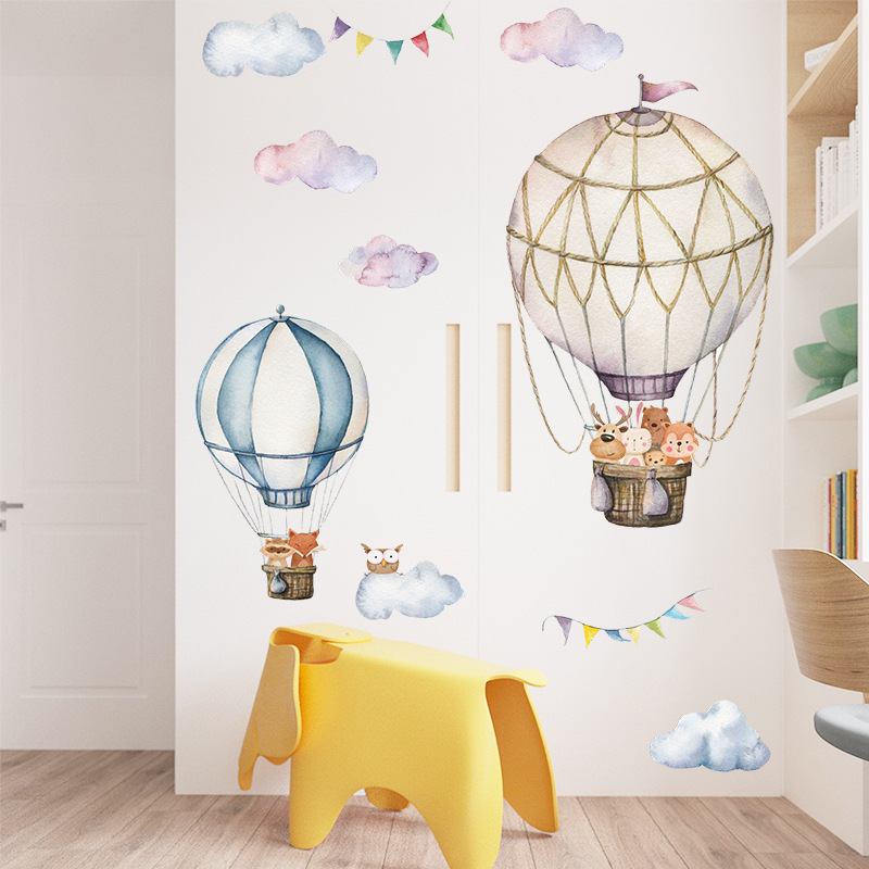 Pegatinas de pared con globos  - Baby Nursery Mural Wallpaper reseña y precio