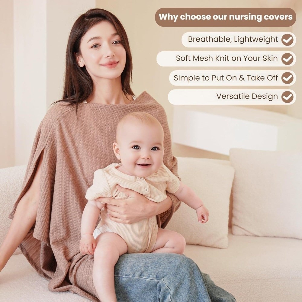 Cubierta de lactancia suave y  - Nursing Cover Breastfeeding reseña y precio