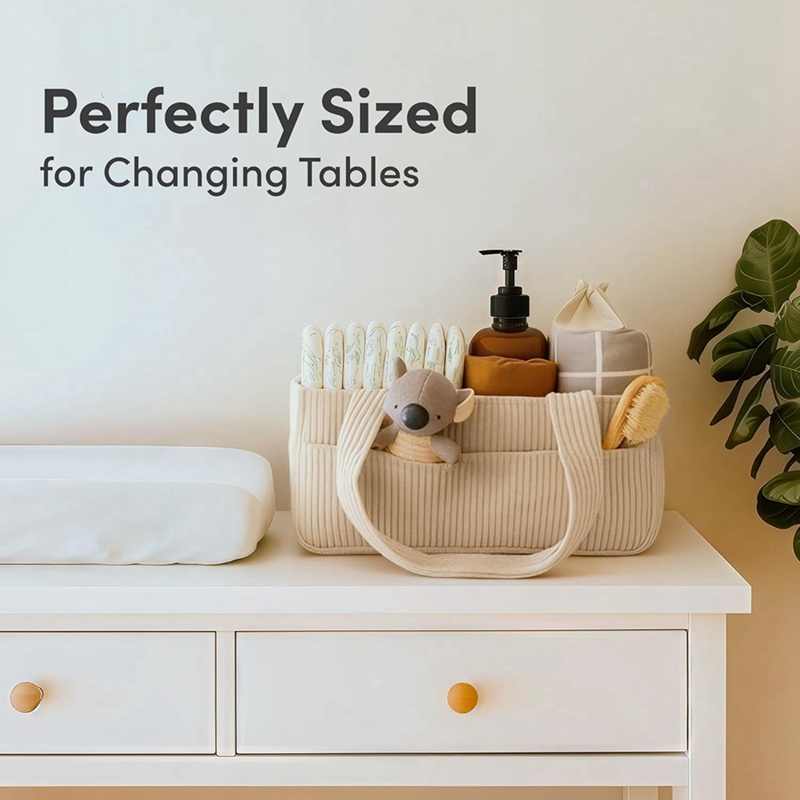 Organizador de Pañales para Be - Baby Nursery Table reseña y precio