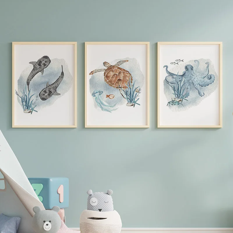 Pósteres e impresiones de ball - Baby Nursery Animal Pictures reseña y precio