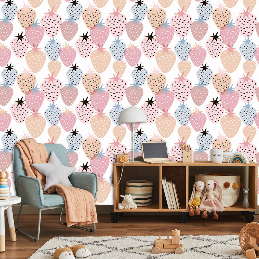 Papel Tapiz con Diseño de Fres - Baby Nursery Mural Wallpaper reseña y precio