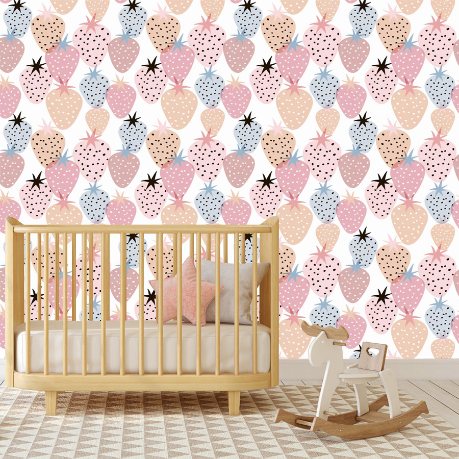 Papel Tapiz con Diseño de Fres - Baby Nursery Mural Wallpaper reseña y precio