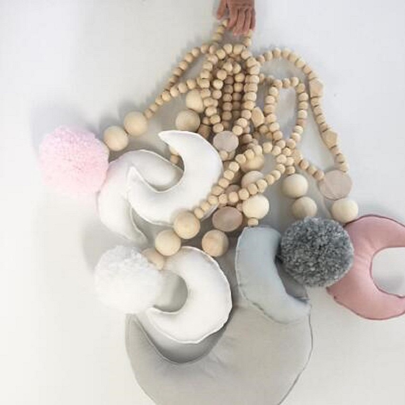 Guirnalda de bolas con borlas  - Baby Nursery Garland reseña y precio