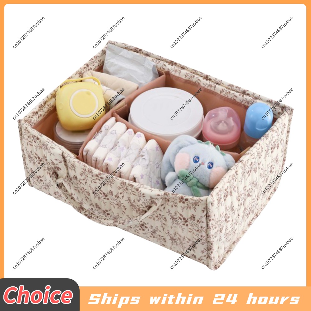 Cesta de Almacenamiento Floral - Baby Nursery Must Haves reseña y precio
