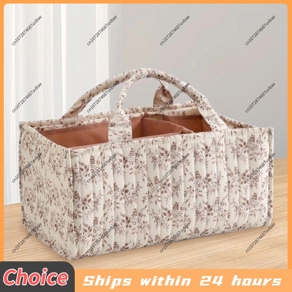 Cesta de Almacenamiento Floral - Baby Nursery Must Haves reseña y precio