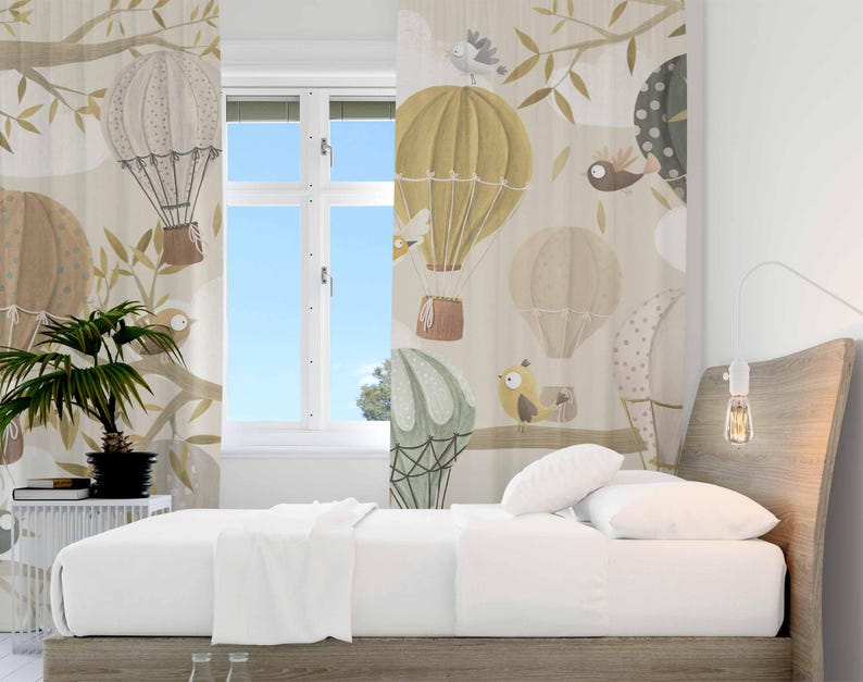 Cortinas con globos de aire ca - Baby Nursery Youtube reseña y precio