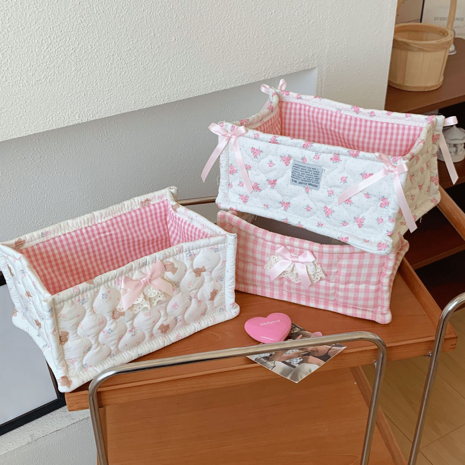 Cesta de Almacenamiento de Esc - Storage Basket Fabric reseña y precio
