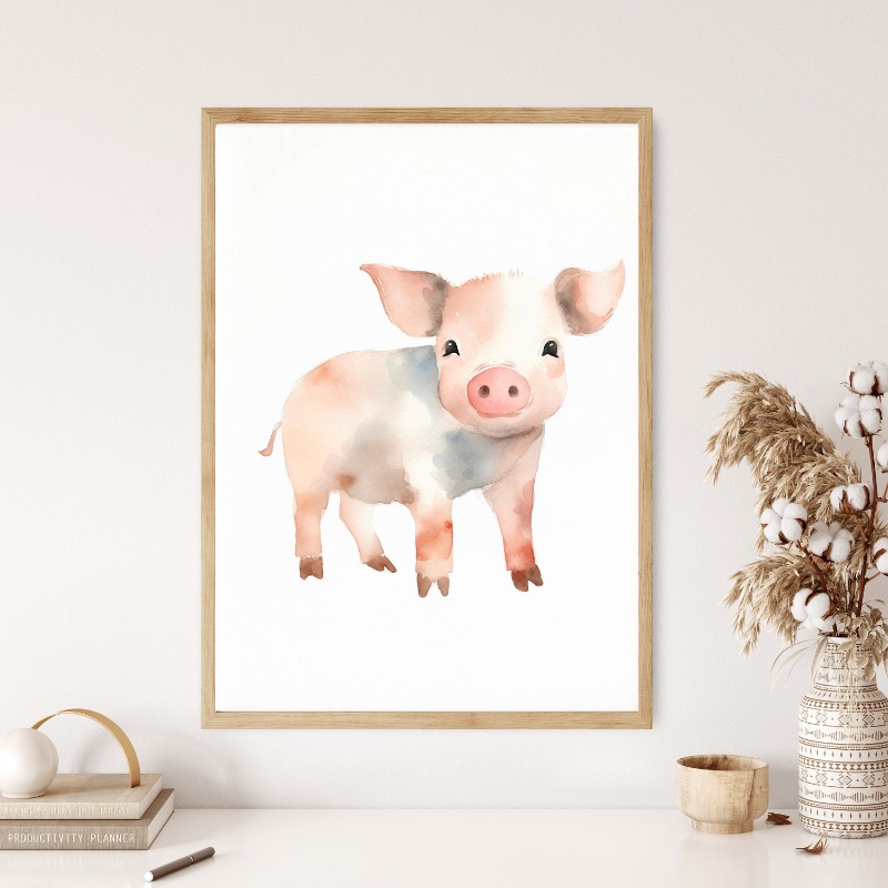 Carteles e impresiones de anim - Baby Nursery Animal Pictures reseña y precio