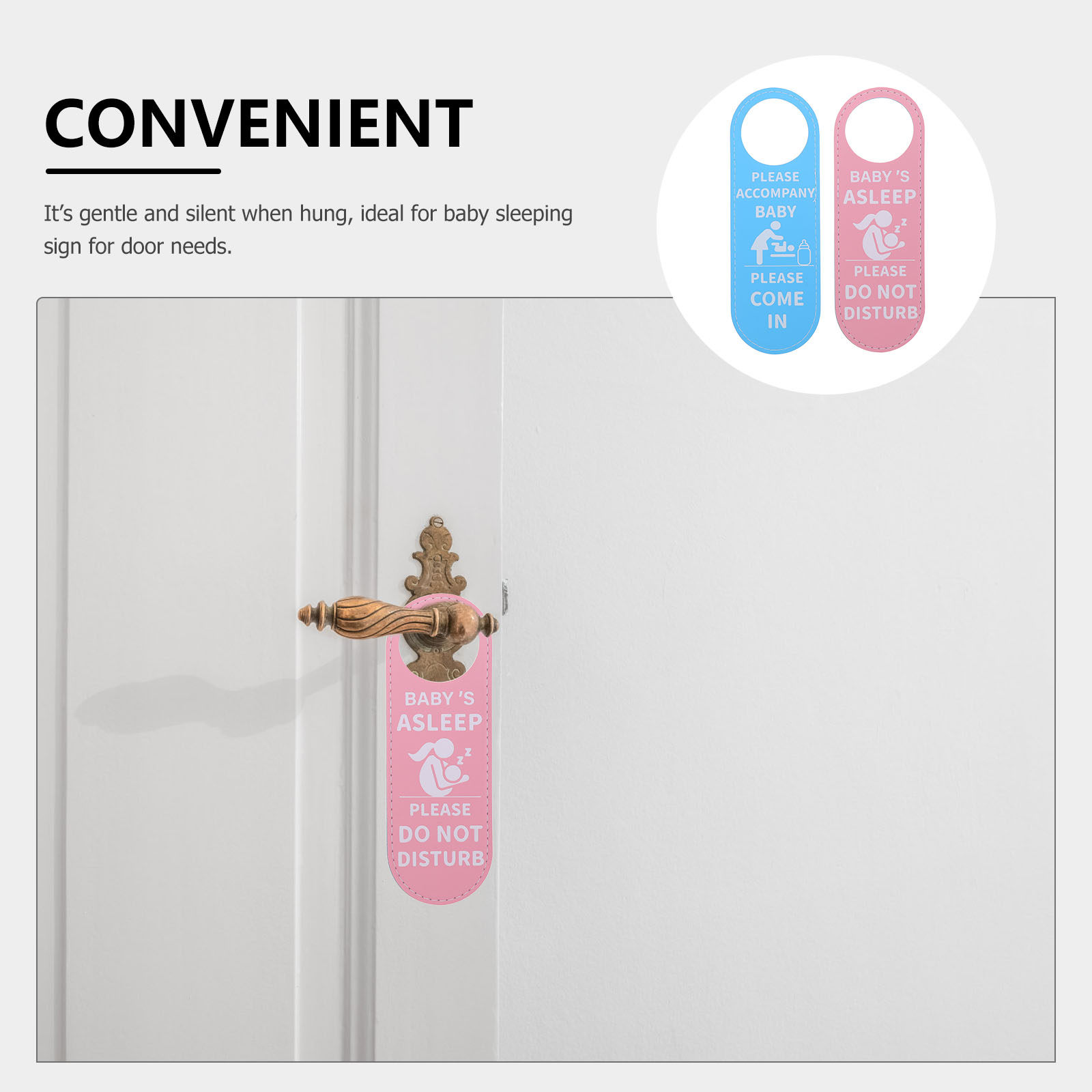 2 Piezas Letrero de Puerta par - Baby Nursery Hangers reseña y precio