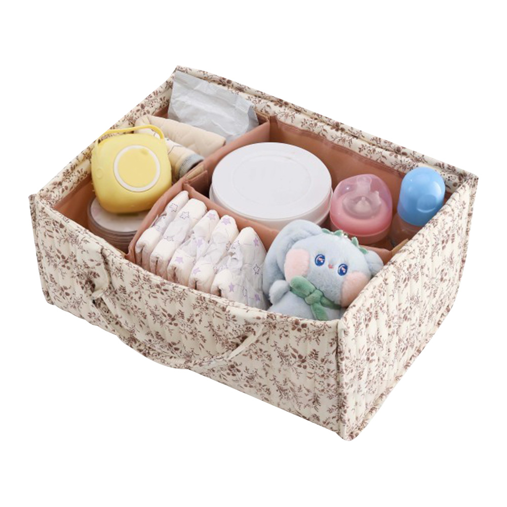 Cesta de Almacenamiento Floral - Baby Nursery Must Haves reseña y precio