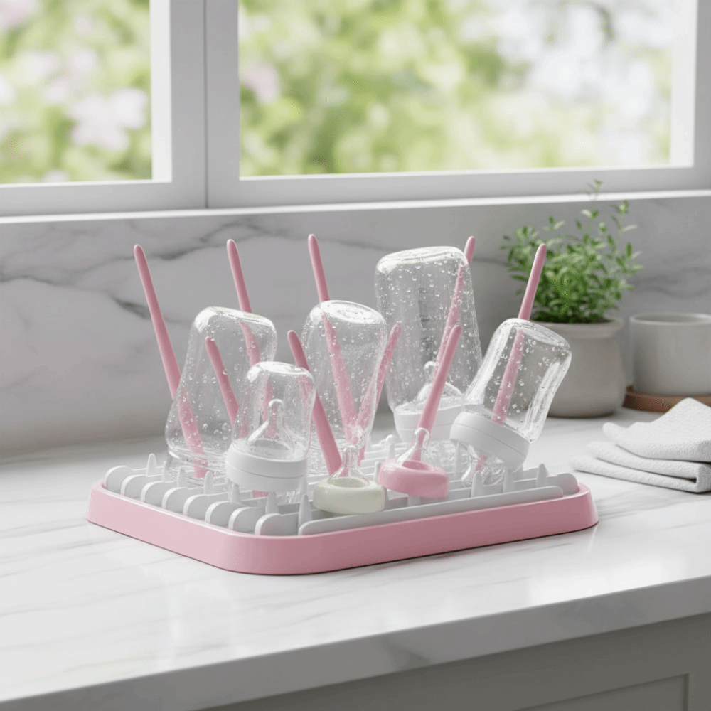 Estante de secado de biberones - Baby Nursery Essentials reseña y precio