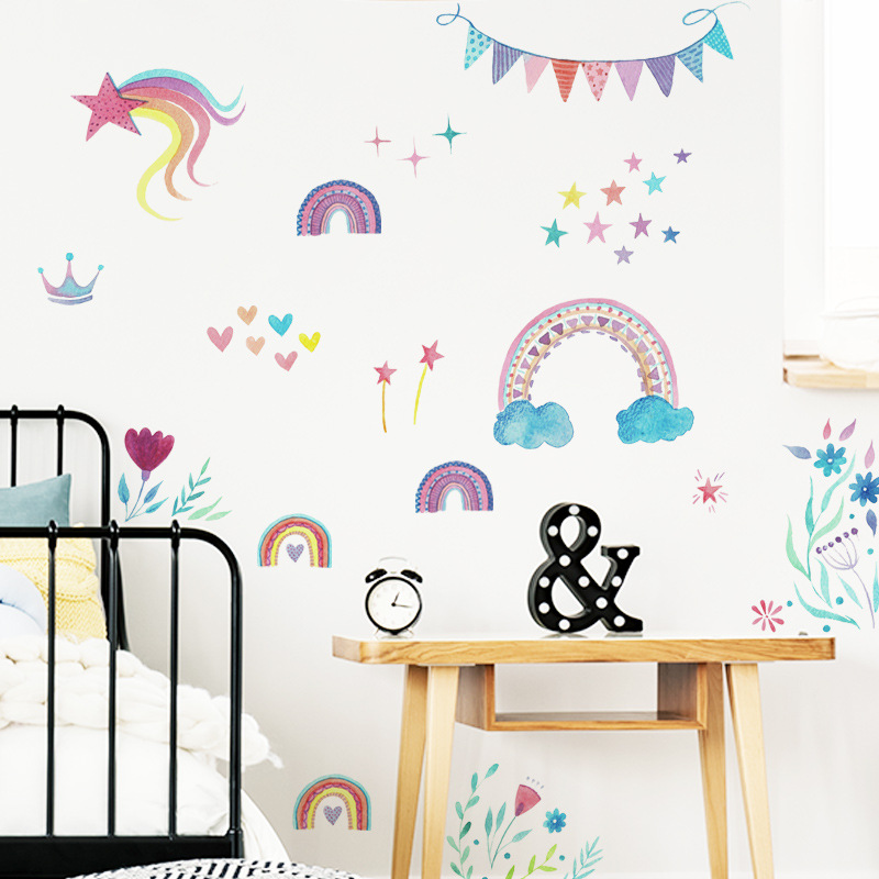Pegatina de pared de estrellas - Baby Nursery Mural Wallpaper reseña y precio