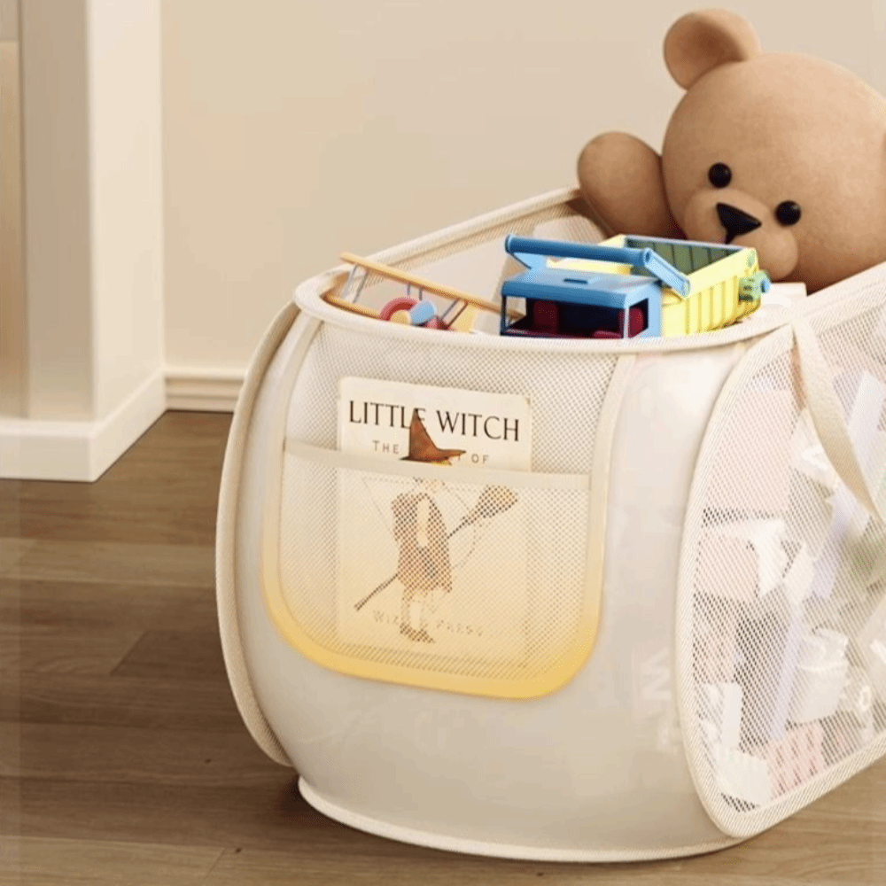 Nuevo Cesto Organizador de Jug - Storage Basket Fabric reseña y precio