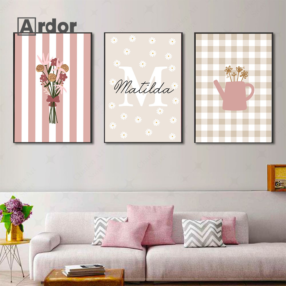 Póster de pato con flor de sil - Baby Nursery Vase reseña y precio