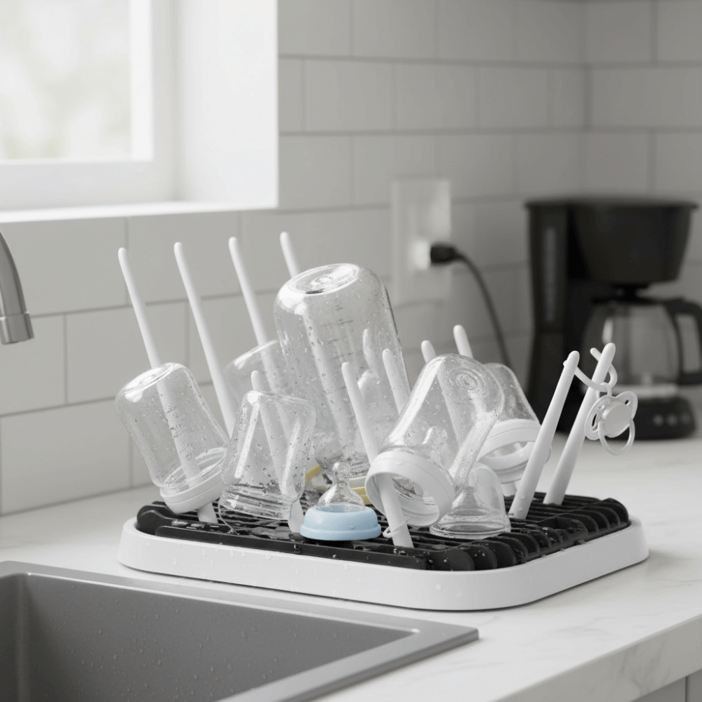 Tendedero plegable para bibero - Baby Nursery Essentials reseña y precio